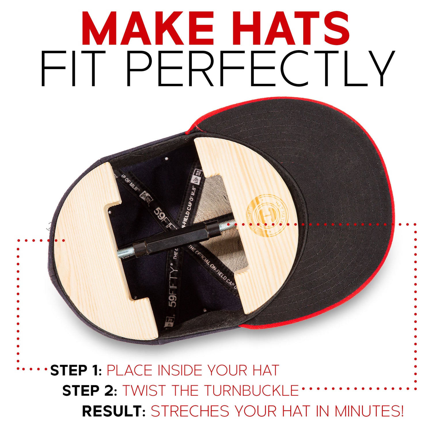 Stretch your Fedora, Baseball Cap or Hat with a Hat Stretcher