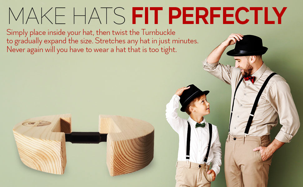  HAT MATE Premium Hat Stretcher with Bonus Hat Brush