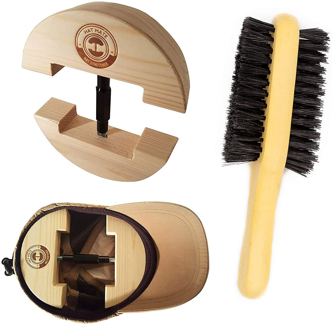 Hat Stretcher with Hat Brush