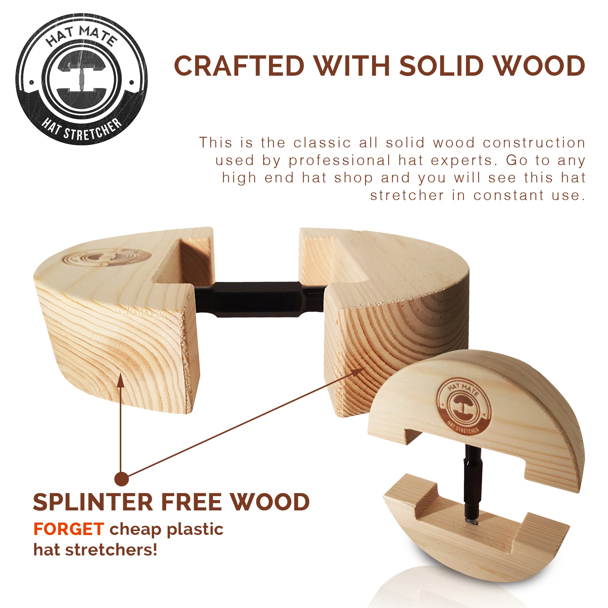 Crafted With Solid Wood